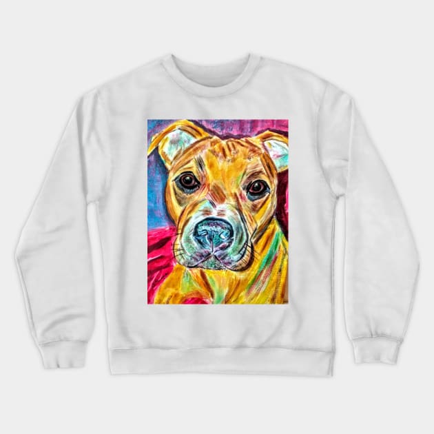 staffy Crewneck Sweatshirt by Joni57